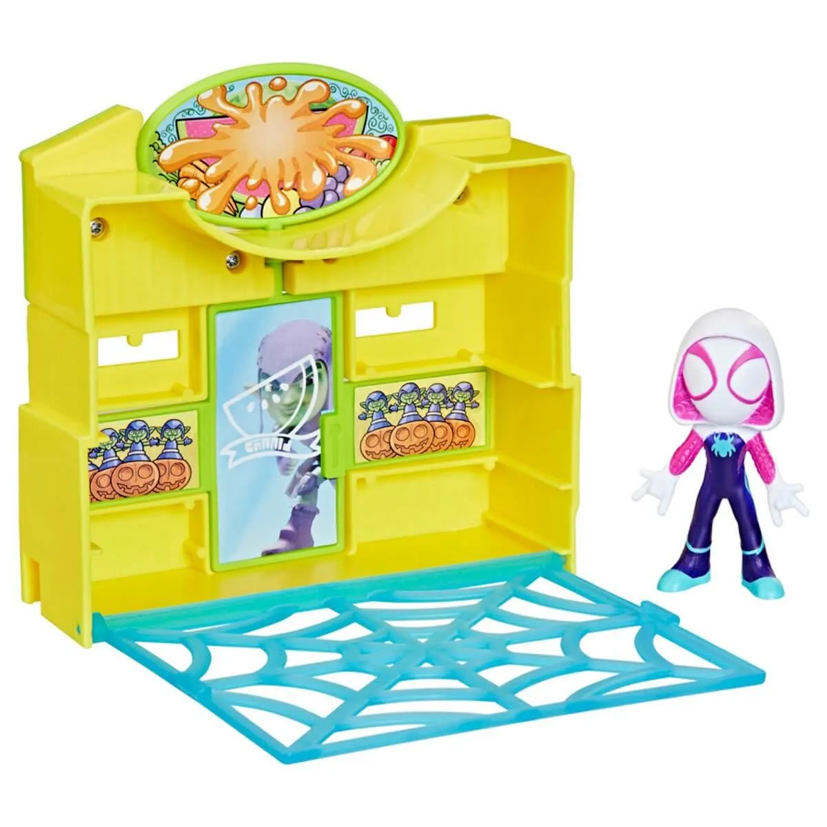Hasbro Toys Marvel Spidey and Spidey and His Amazing Friends Ghost Spider Supermarket Playset