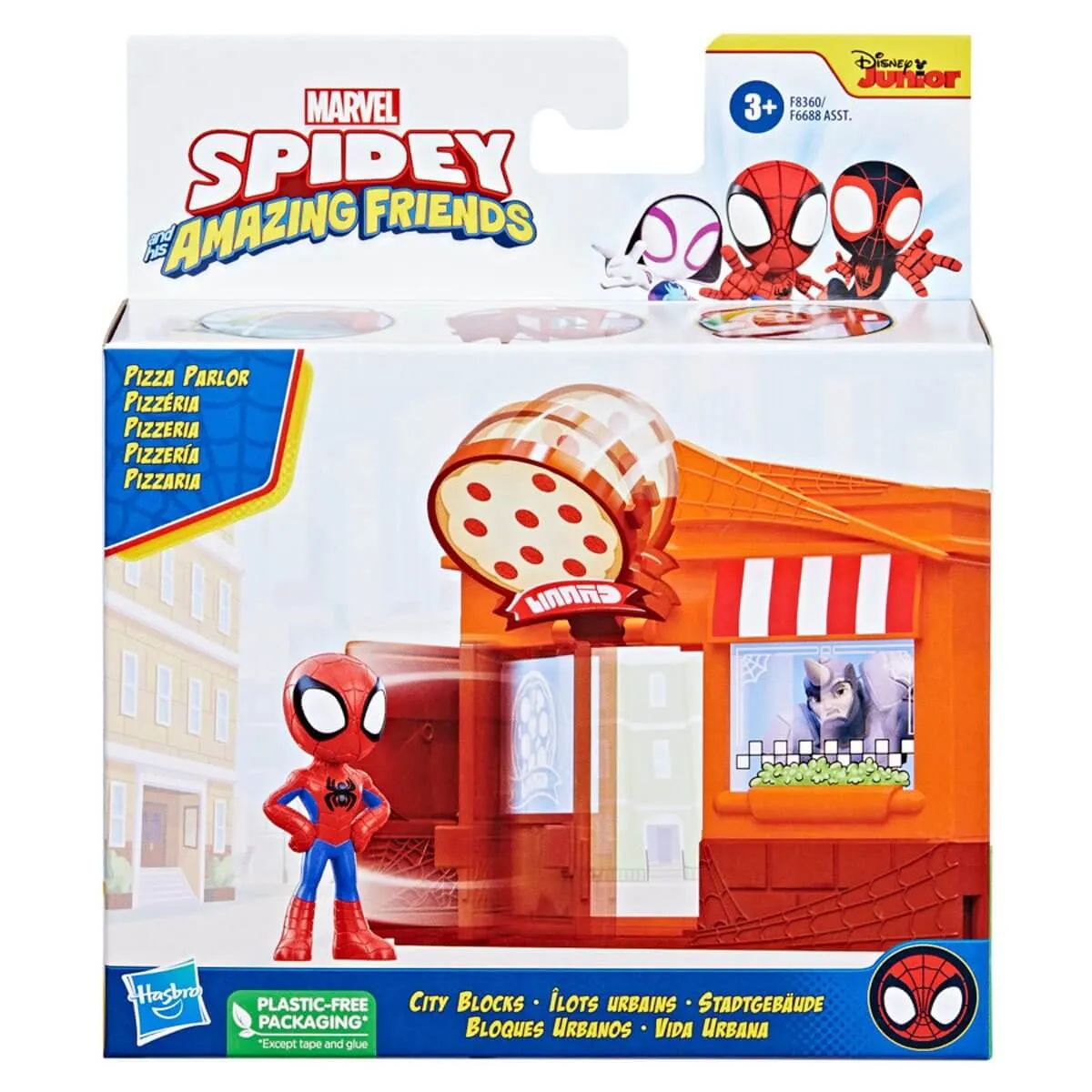 Hasbro Toys Marvel Spidey and Spidey and His Amazing Friends Spidey Pizza Parlor Playset