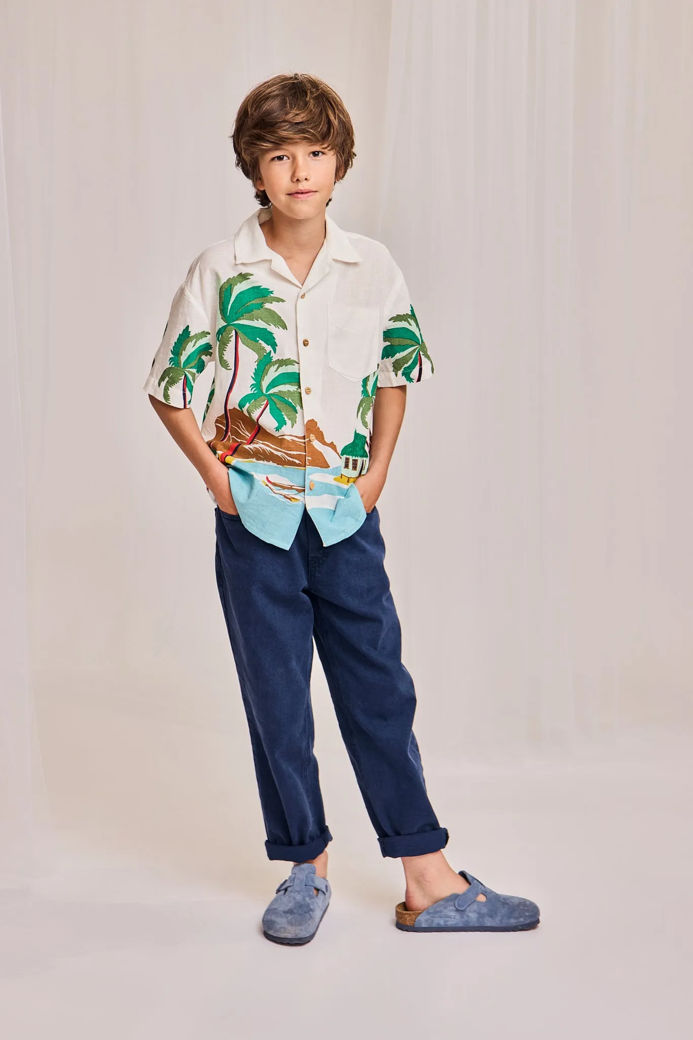hawaiian malindi shirt 000099 - multicolour Ao76 Clothes Boys Girls