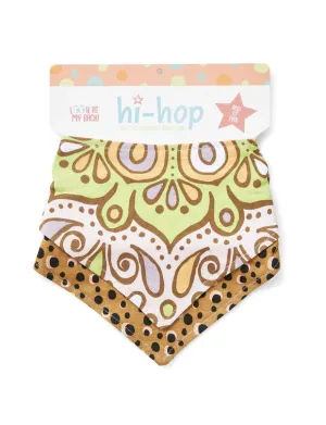 Hi Hop Reversible Pink Bib