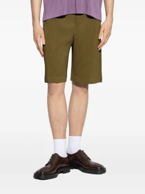 HOMME PLISSE ISSEY MIYAKE - Men Color Pleats Shorts Clothing_homme-plisse-iss