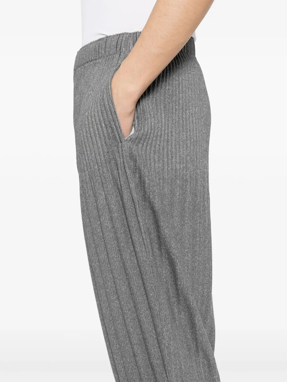 HOMME PLISSE ISSEY MIYAKE - Men Heather Pleats Pant Clothing_homme-plisse-iss