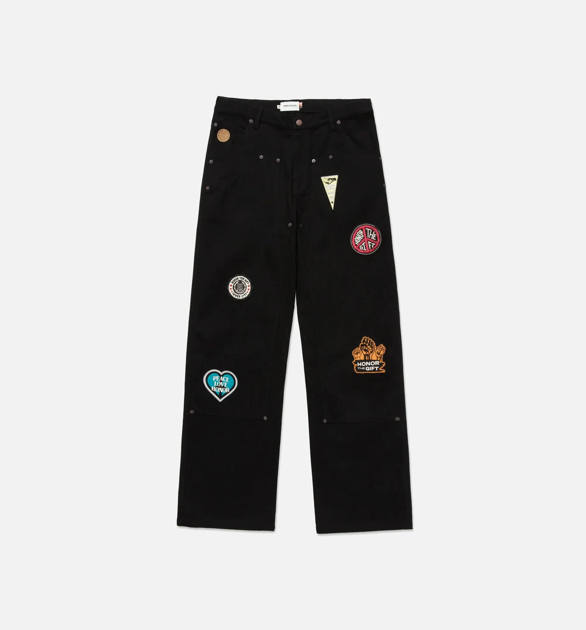 Honor The Gift Clothing Patch Carpenter Mens Pant - Black
