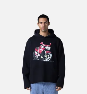 Honor The Gift Clothing Speedbike Pullover Mens Hoodie - Black/Pink