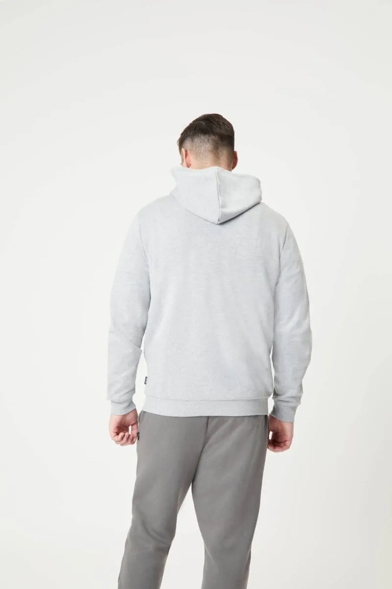 INSPORT MEN'S ALASKA FULL ZIP HOODED GREY JACKET Cothing_Mens-Insport