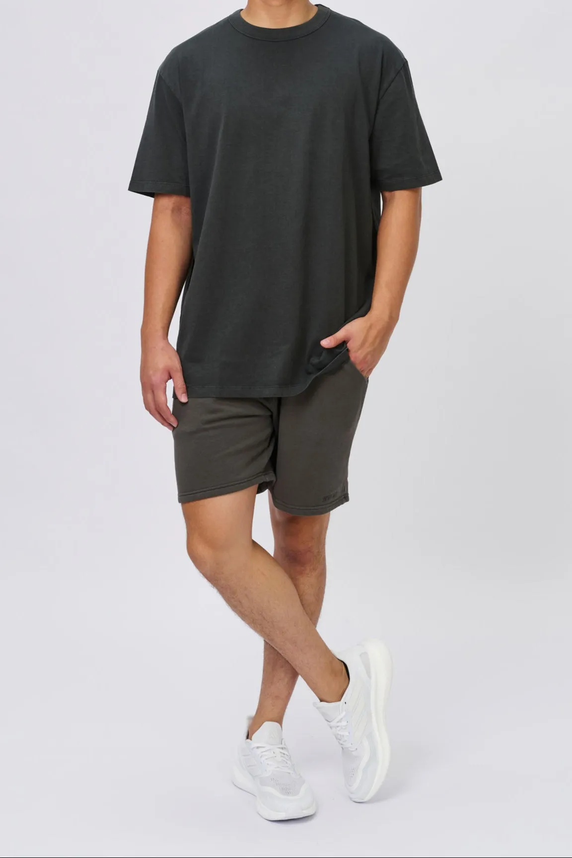 INSPORT MEN'S EASTON FLEECE ONYX SHORTS Cothing_Mens-Insport