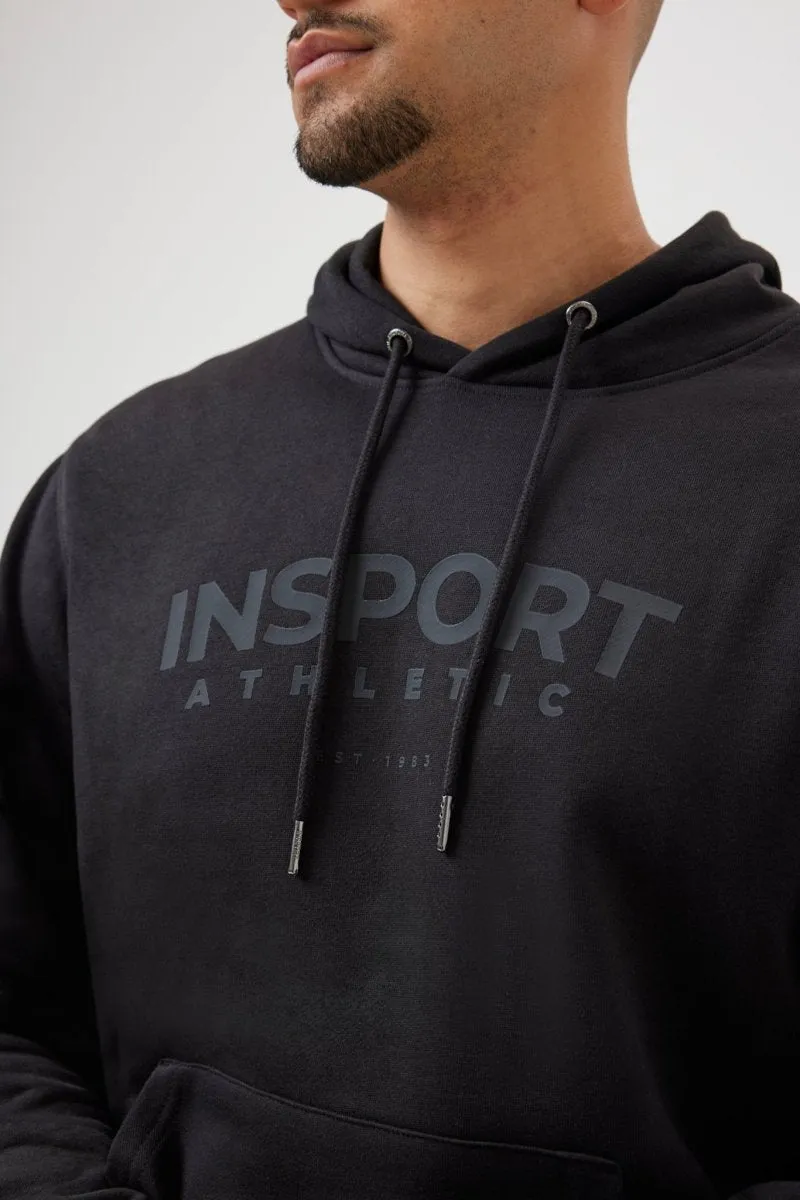 INSPORT MEN'S RALPH BLACK HOODIE Cothing_Mens-Insport