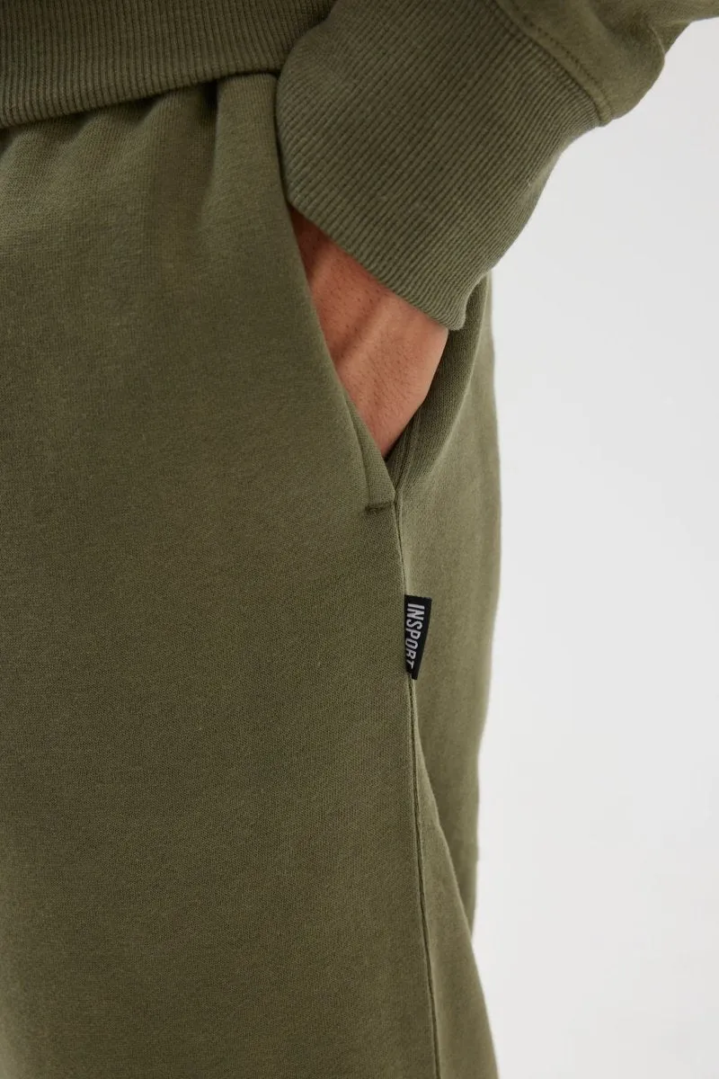 INSPORT MEN'S RALPH MILITARY GREEN TRACKPANT Cothing_Mens-Insport