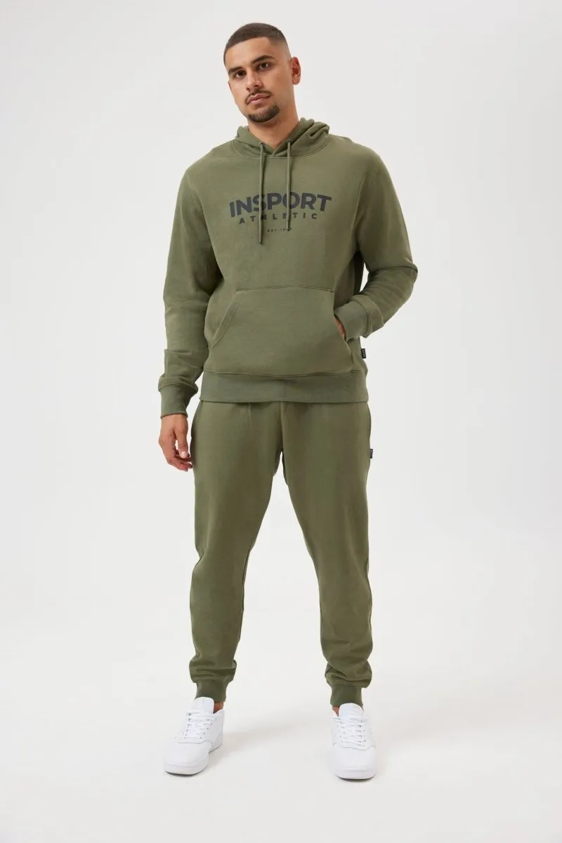 INSPORT MEN'S RALPH MILITARY GREEN TRACKPANT Cothing_Mens-Insport
