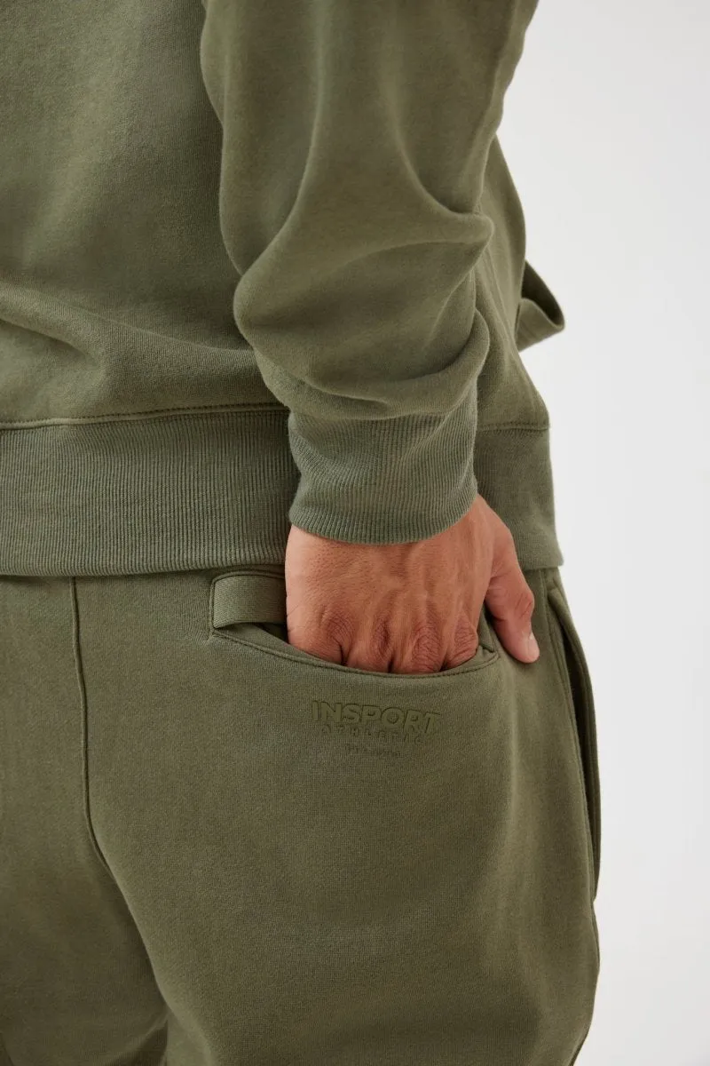 INSPORT MEN'S RALPH MILITARY GREEN TRACKPANT Cothing_Mens-Insport