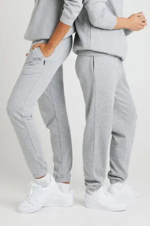 INSPORT UNISEX ALASKA GREY ELASTIC LEG TRACKPANTS Cothing_Mens-Insport