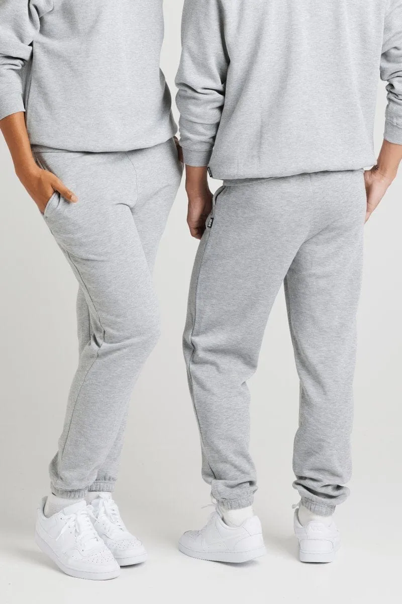 INSPORT UNISEX ALASKA GREY ELASTIC LEG TRACKPANTS Cothing_Mens-Insport