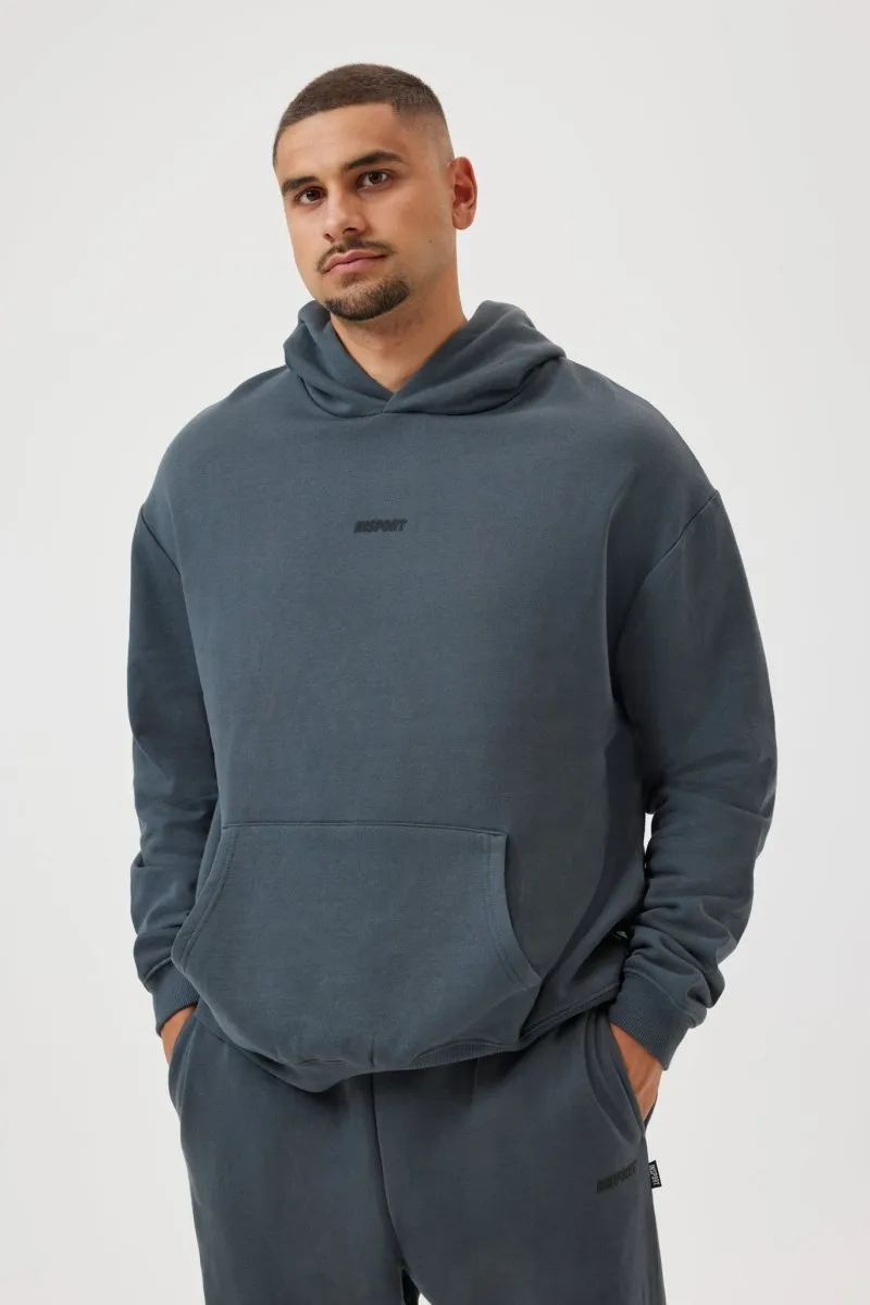 INSPORT UNISEX FRANKIE CARBON BLUE HOOD Cothing_Mens-Insport