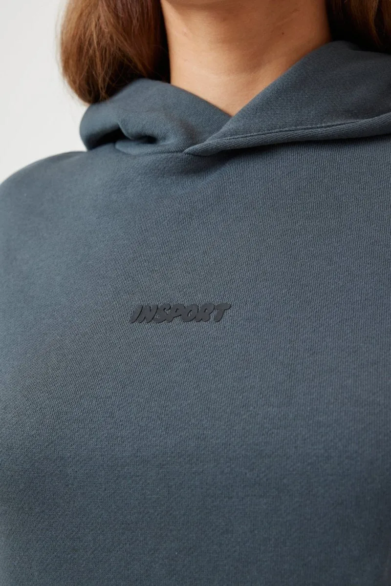 INSPORT UNISEX FRANKIE CARBON BLUE HOOD Cothing_Mens-Insport