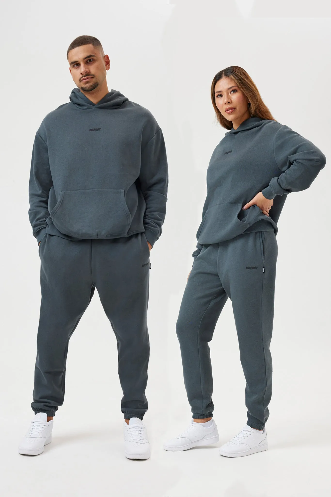 INSPORT UNISEX FRANKIE CARBON BLUE HOOD Cothing_Mens-Insport