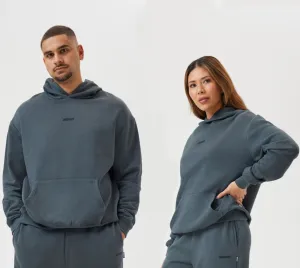 INSPORT UNISEX FRANKIE CARBON BLUE HOOD Cothing_Mens-Insport