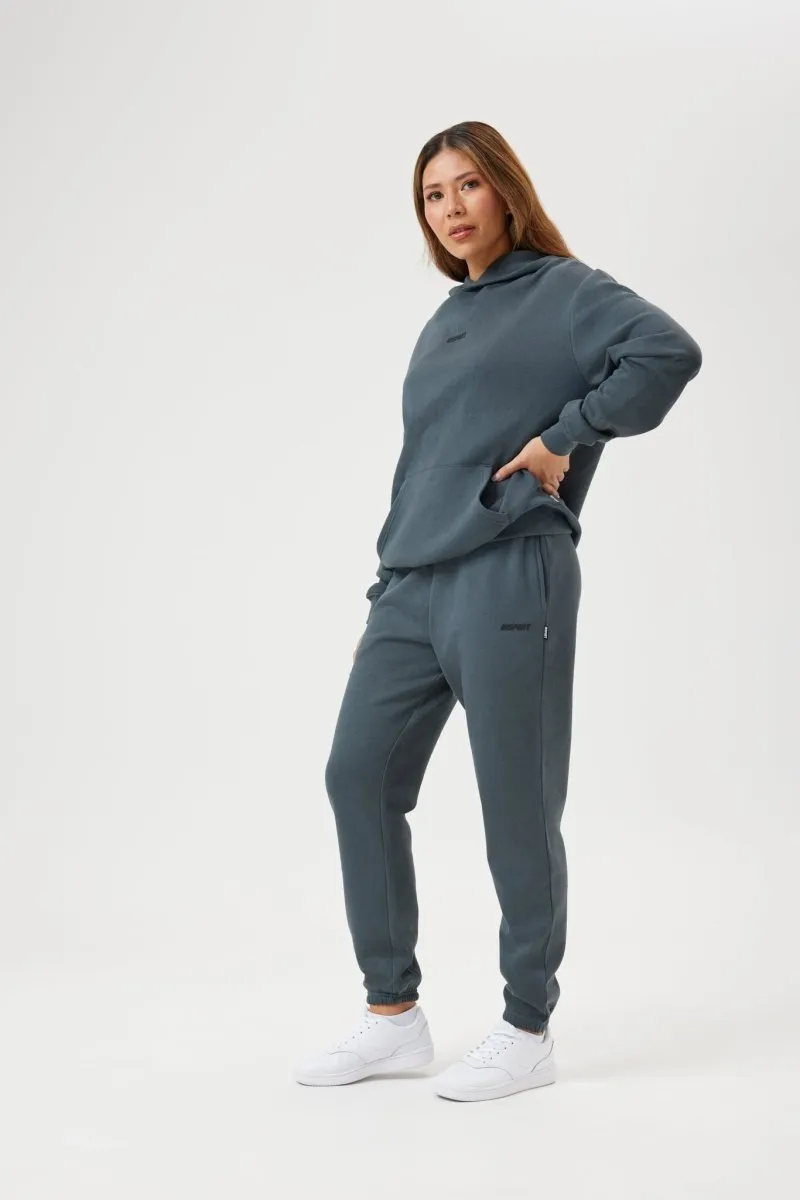 INSPORT UNISEX FRANKIE CARBON BLUE TRACKPANTS Cothing_Mens-Insport