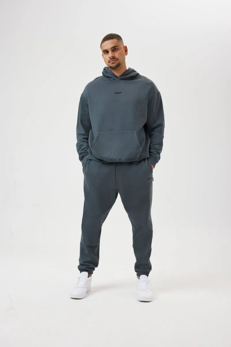 INSPORT UNISEX FRANKIE CARBON BLUE TRACKPANTS Cothing_Mens-Insport
