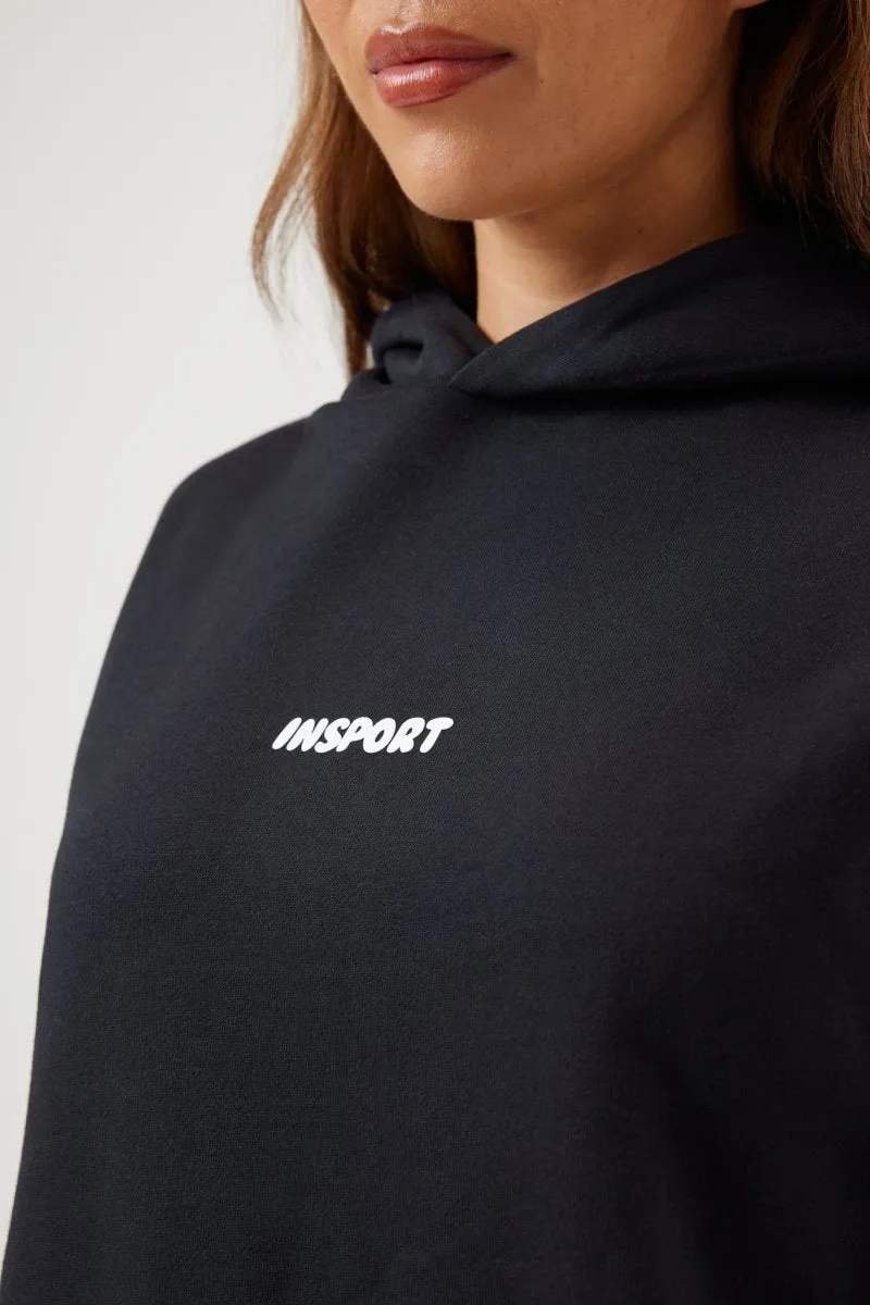 INSPORT UNISEX FRANKIE HOOD BLACK Cothing_Mens-Insport