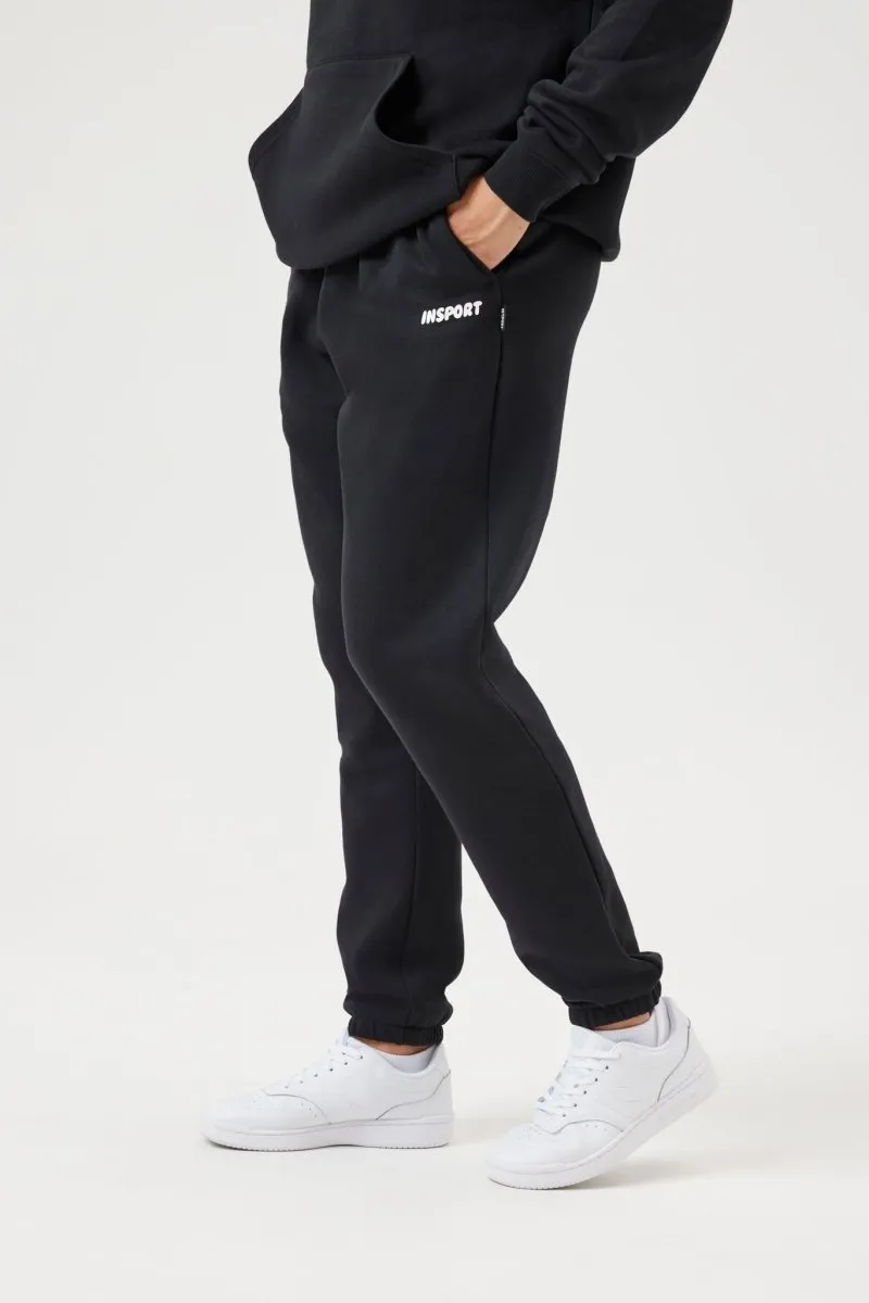 INSPORT UNISEX FRANKIE PANT BLACK Cothing_Mens-Insport