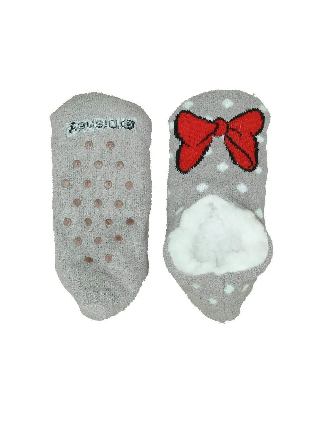 Jellifish Girls Minnie Mouse Slipper Socks - 2 Pack Babykids Jellifish Kids