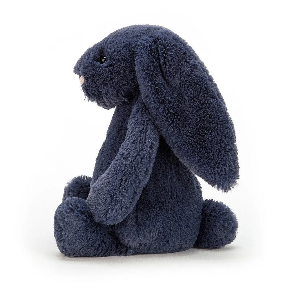 Jellycat Navy Bashful Bunny - Medium