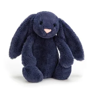 Jellycat Navy Bashful Bunny - Medium
