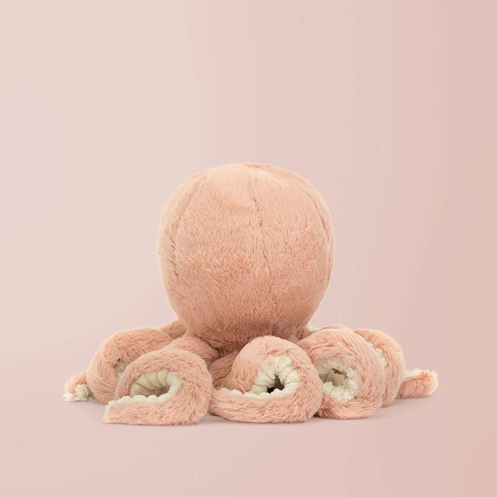 Jellycat Odell Octopus Soft Toy with Odell, The Fearless Octopus Book Gift Set