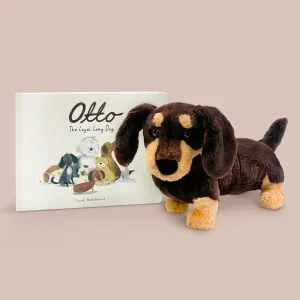 Jellycat Otto Sausage Dog and The Loyal Long Dog Book Gift Set