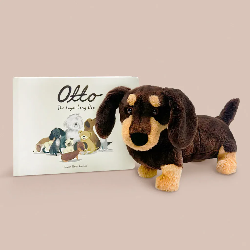 Jellycat Otto Sausage Dog and The Loyal Long Dog Book Gift Set