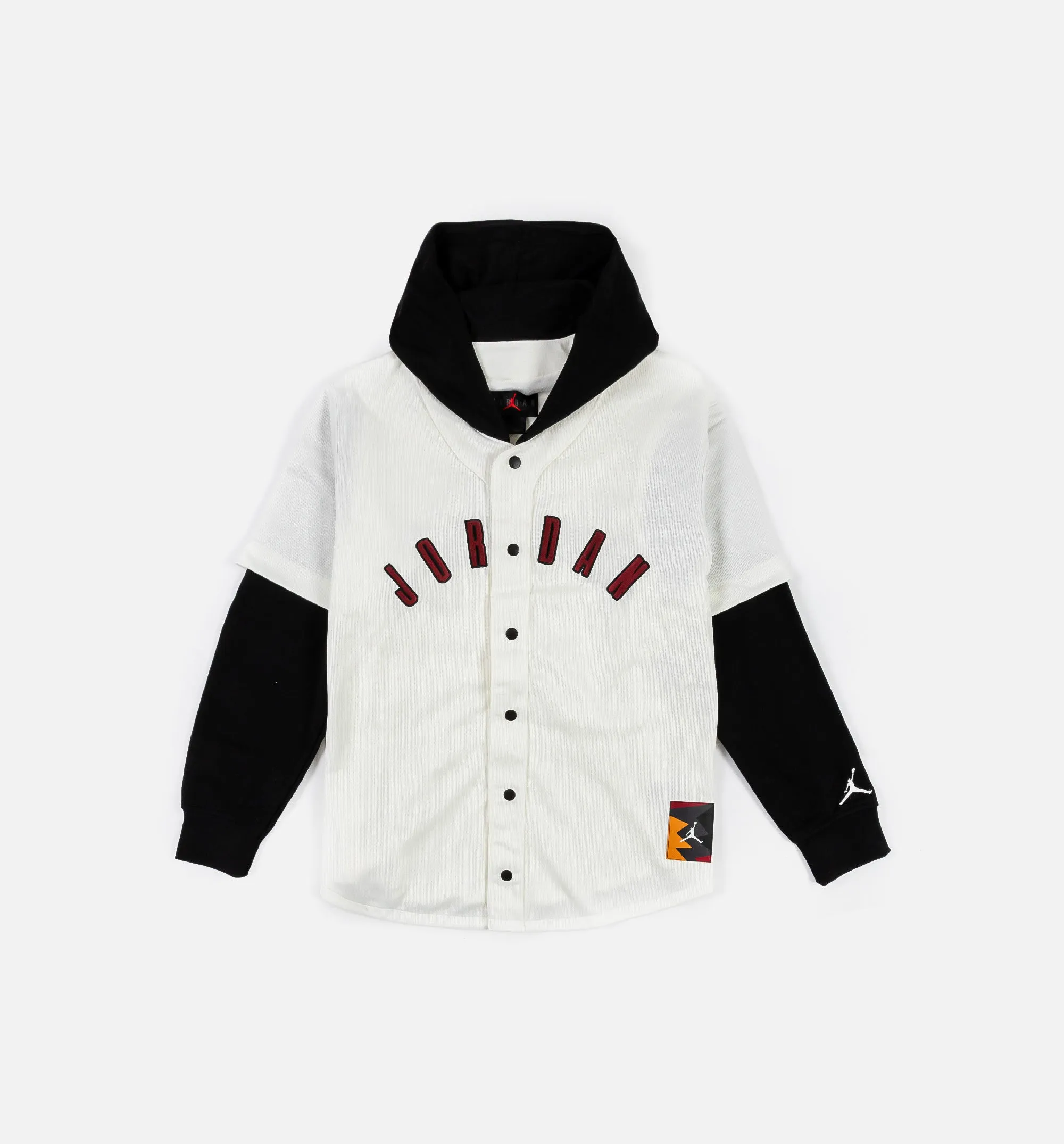 Jordan Clothing Flight MVP Mens Hoodie - White/Black