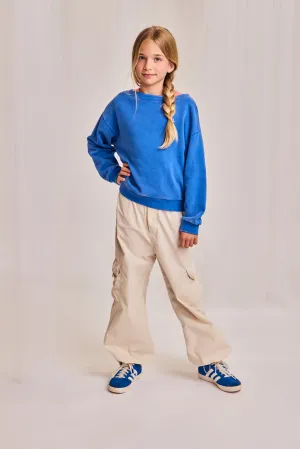 kabo sweater logo SW 000707 - bright blue Ao76 Clothes Boys Girls