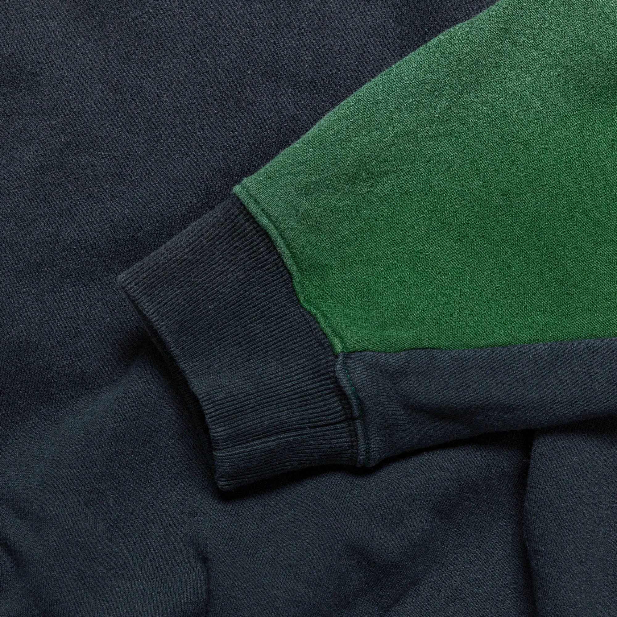 Kapital Clothing SWT Knit 2Tones Remake BIG SWT (BONE) - BLKxGreen