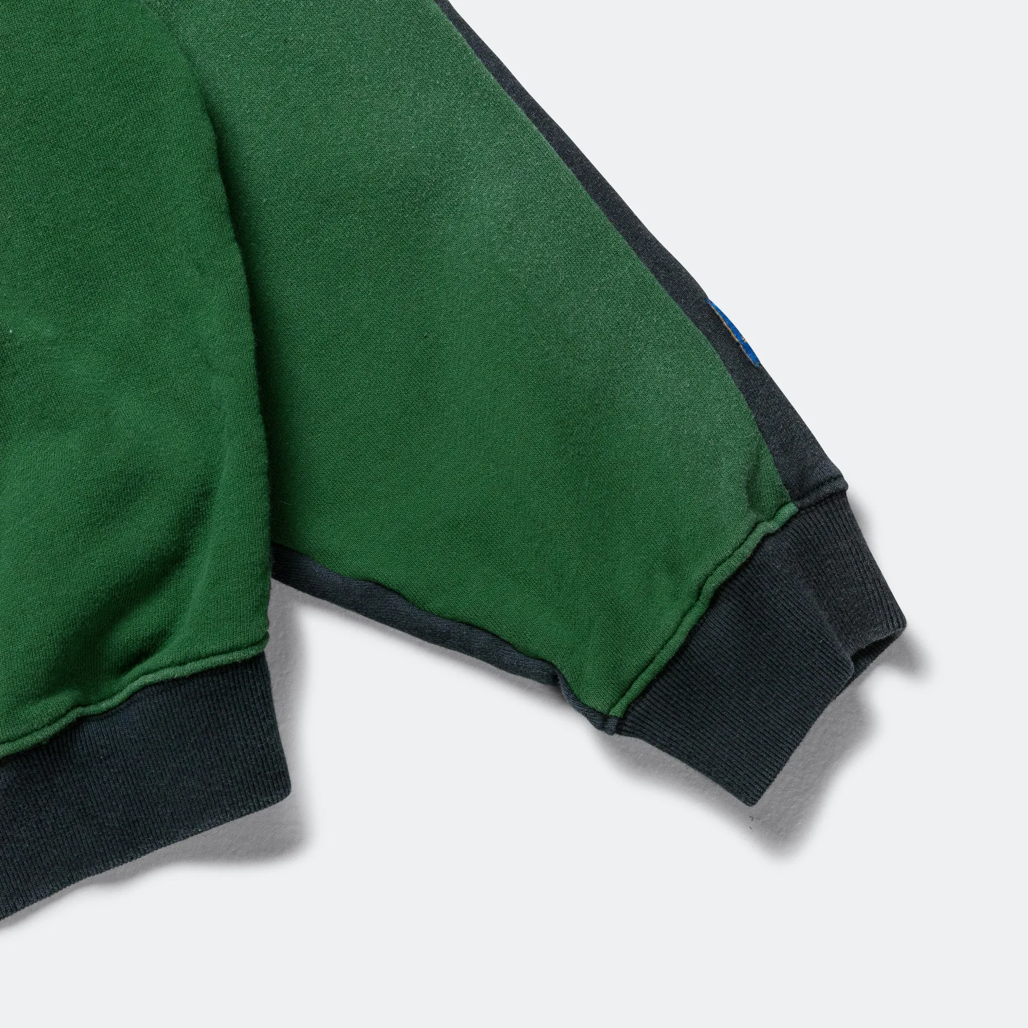 Kapital Clothing SWT Knit 2Tones Remake BIG SWT (BONE) - BLKxGreen