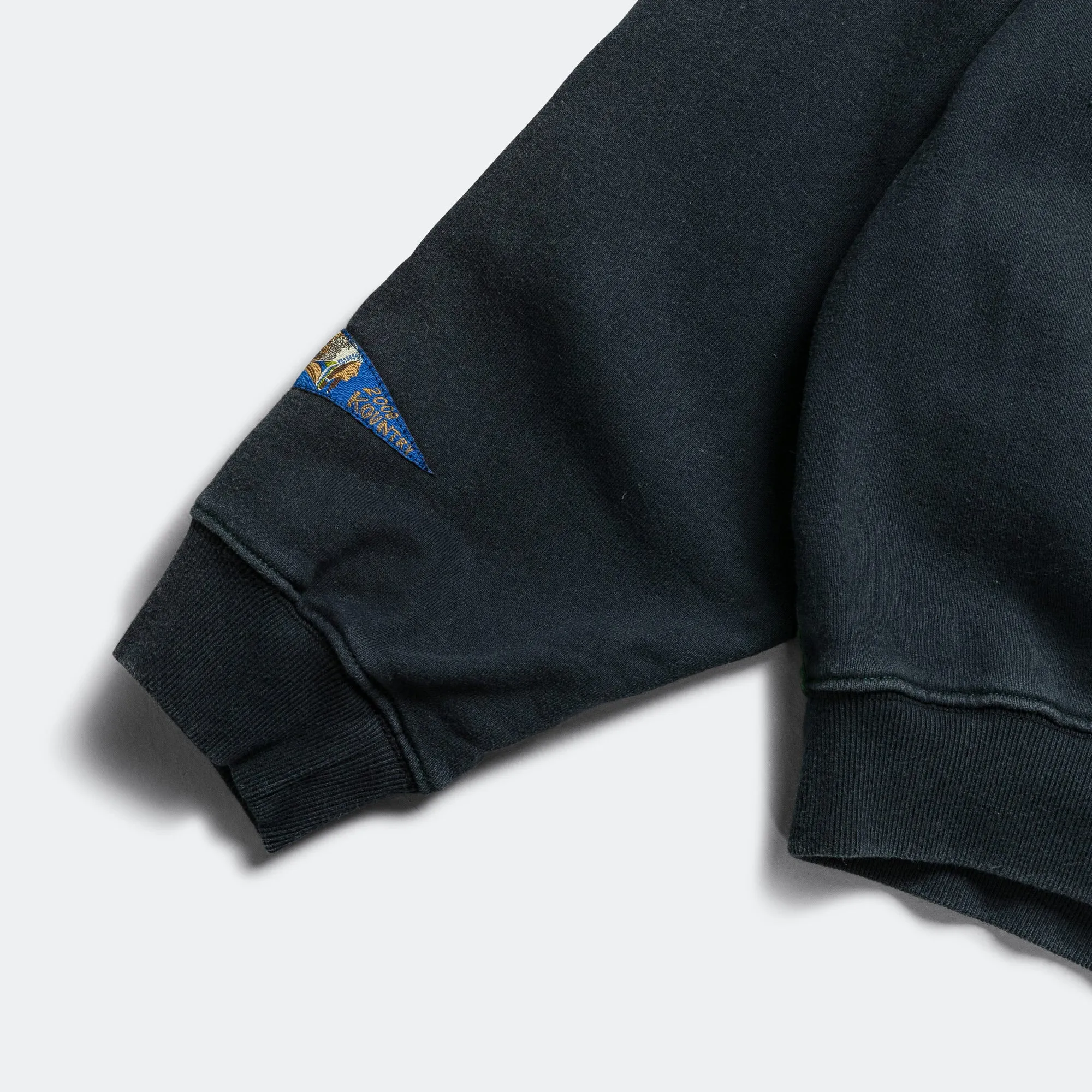 Kapital Clothing SWT Knit 2Tones Remake BIG SWT (BONE) - BLKxGreen