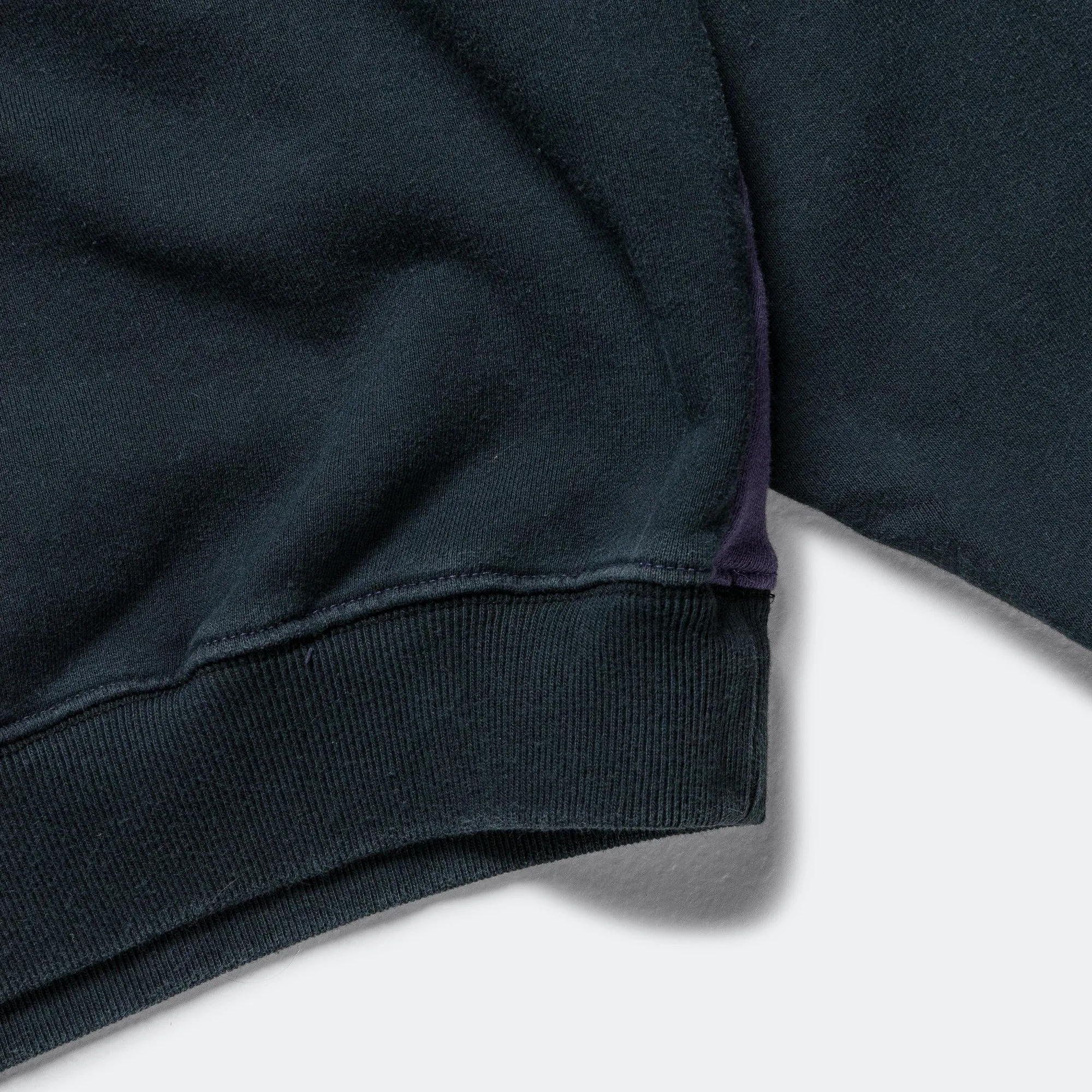 Kapital Clothing SWT Knit 2Tones Remake BIG SWT (BONE) - BLKxPurple
