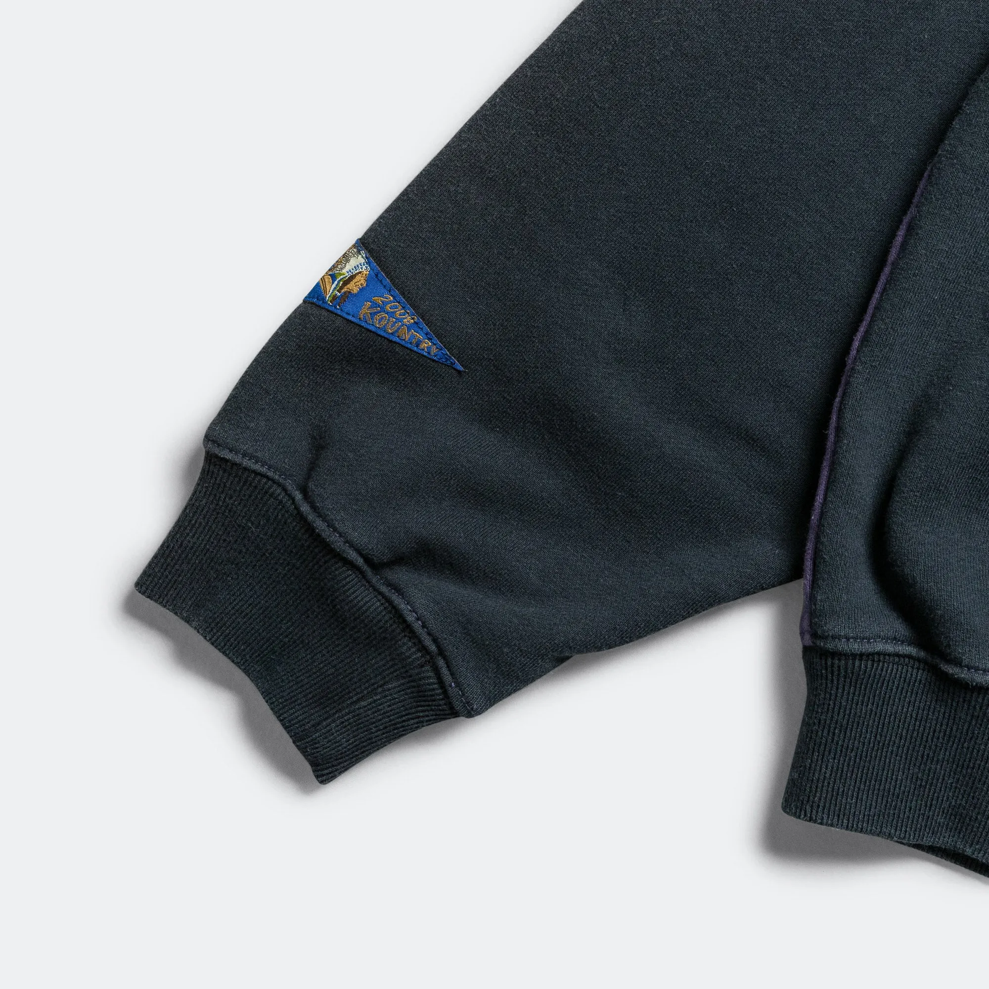 Kapital Clothing SWT Knit 2Tones Remake BIG SWT (BONE) - BLKxPurple