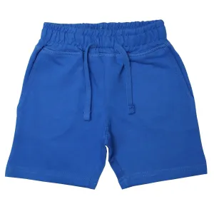 Kids Solid Comfy Shorts - Cobalt Babykids_Baby-Steps-And-Mish-Kids