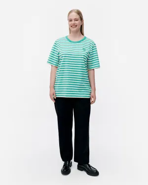 Kioski Tasaraita Unisex Unikko Short Sleeve Top 71cm Clothing_Marimekko