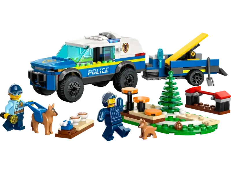 LEGO CITY Mobile Police Dog Training 60369