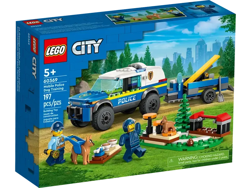LEGO CITY Mobile Police Dog Training 60369