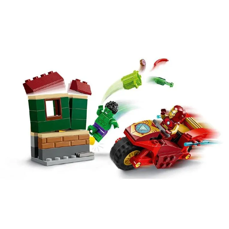 LEGO Super Heroes Marvel Iron Man with Bike and The Hulk 76287
