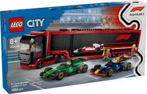 Lego Toys F1 Truck With RB20 & AMR24 F1 Cars - 60445-