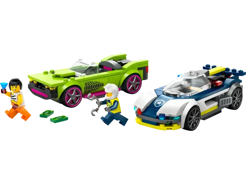 Lego Toys LEGO CITY - 60415 Police Car and Muscle Car Chase