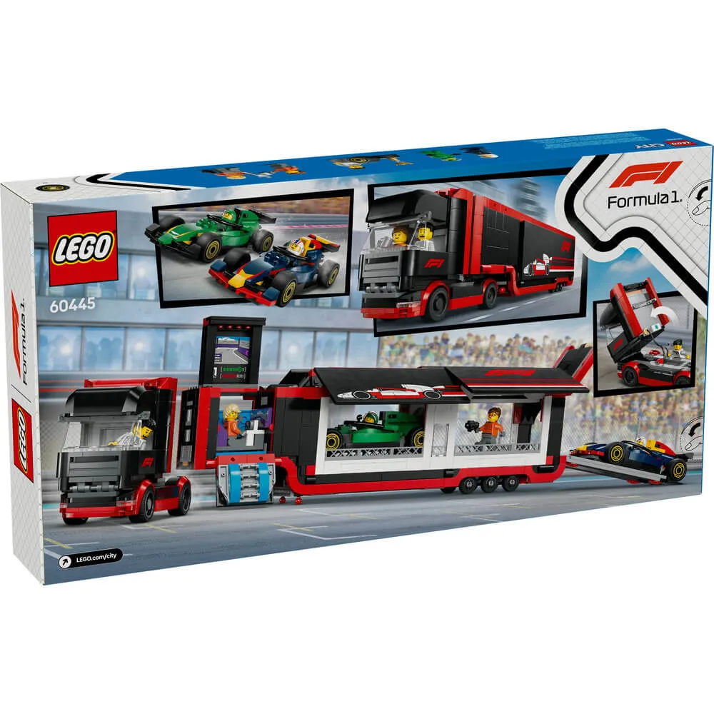 Lego® Toys LEGO® City F1 Truck with RB20 & AMR24 F1 Cars Building Kit 60445
