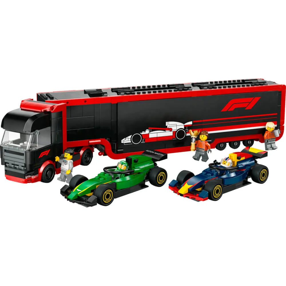Lego® Toys LEGO® City F1 Truck with RB20 & AMR24 F1 Cars Building Kit 60445