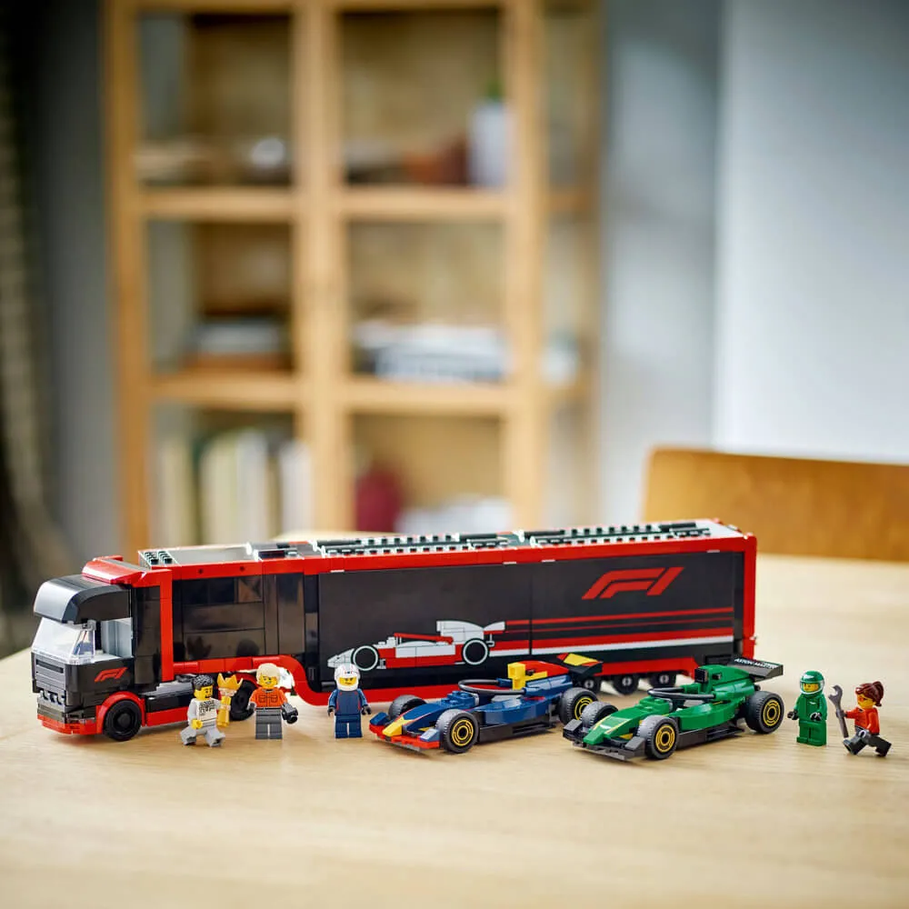 Lego® Toys LEGO® City F1 Truck with RB20 & AMR24 F1 Cars Building Kit 60445