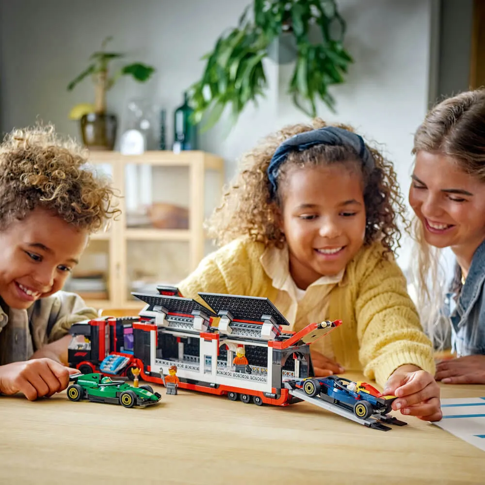 Lego® Toys LEGO® City F1 Truck with RB20 & AMR24 F1 Cars Building Kit 60445
