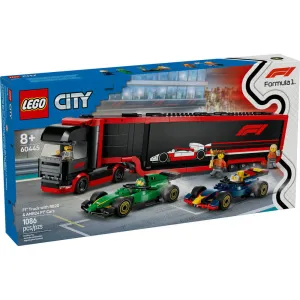 Lego® Toys LEGO® City F1 Truck with RB20 & AMR24 F1 Cars Building Kit 60445