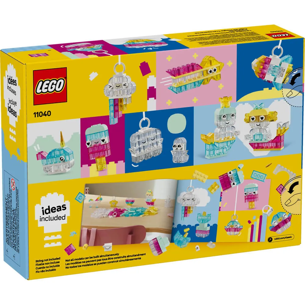 Lego® Toys LEGO® Classic Magical Transparent Box 340 Piece Building Kit (11040)